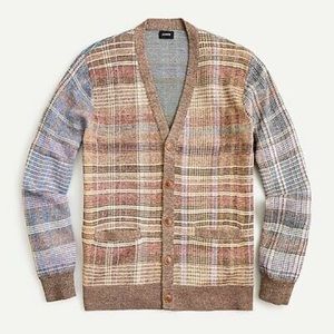 J Crew Men’s Linen-Cotton Cardigan